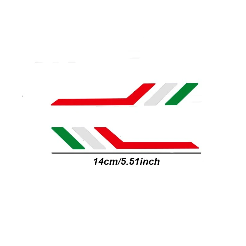 Italian Flag Rear View Mirror Sticker best